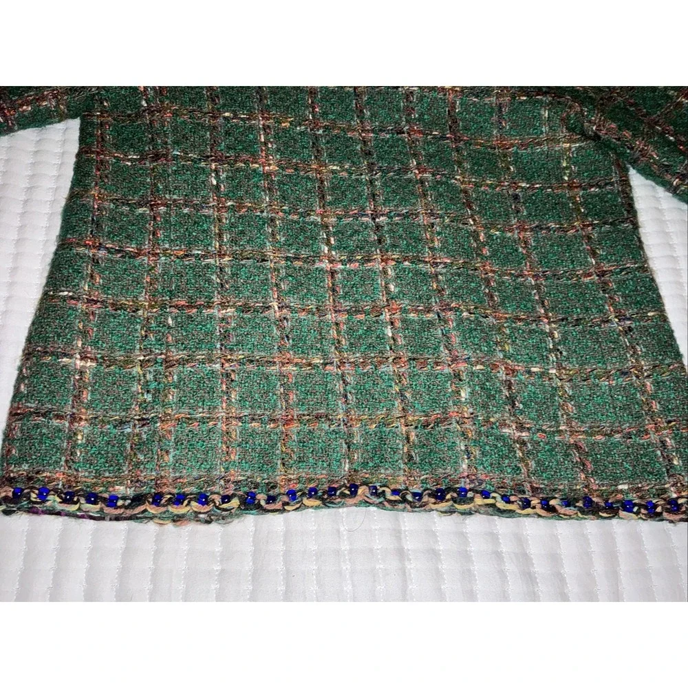Chanel‎ Woman's Tweed Jacket Size 40 - Picture 12 of 15